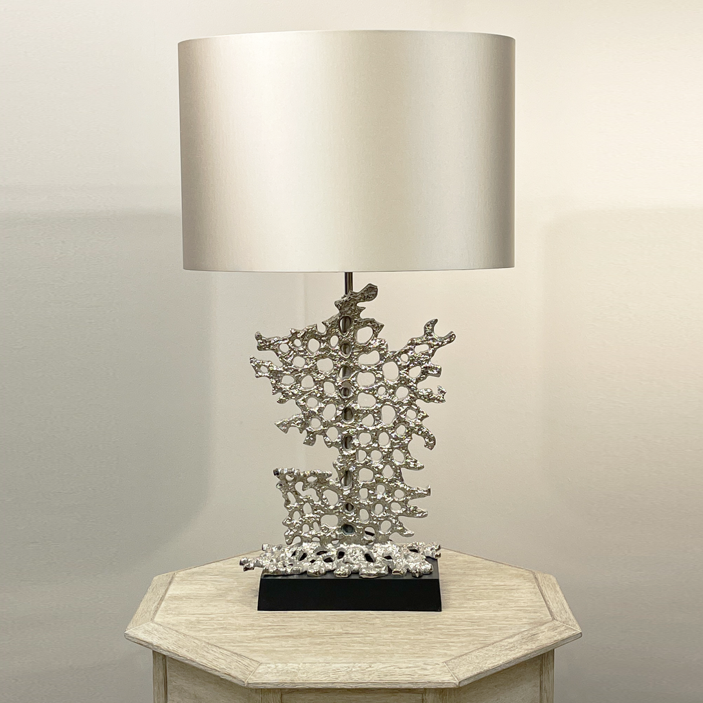 Flux Nickel Table Lamp