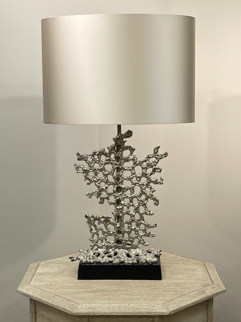 Flux Nickel Table Lamp