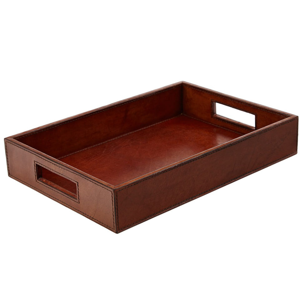 Leather A4 In-Tray