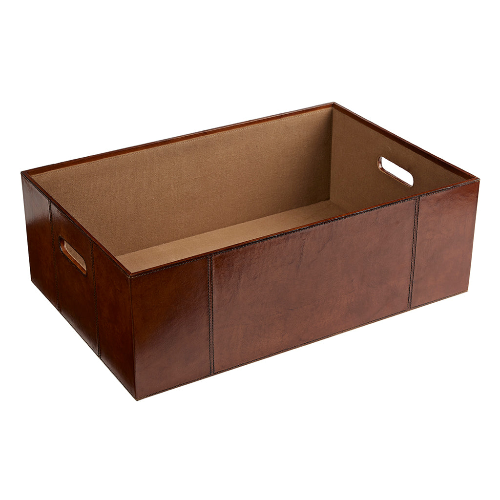 Leather Underbed Storage Box